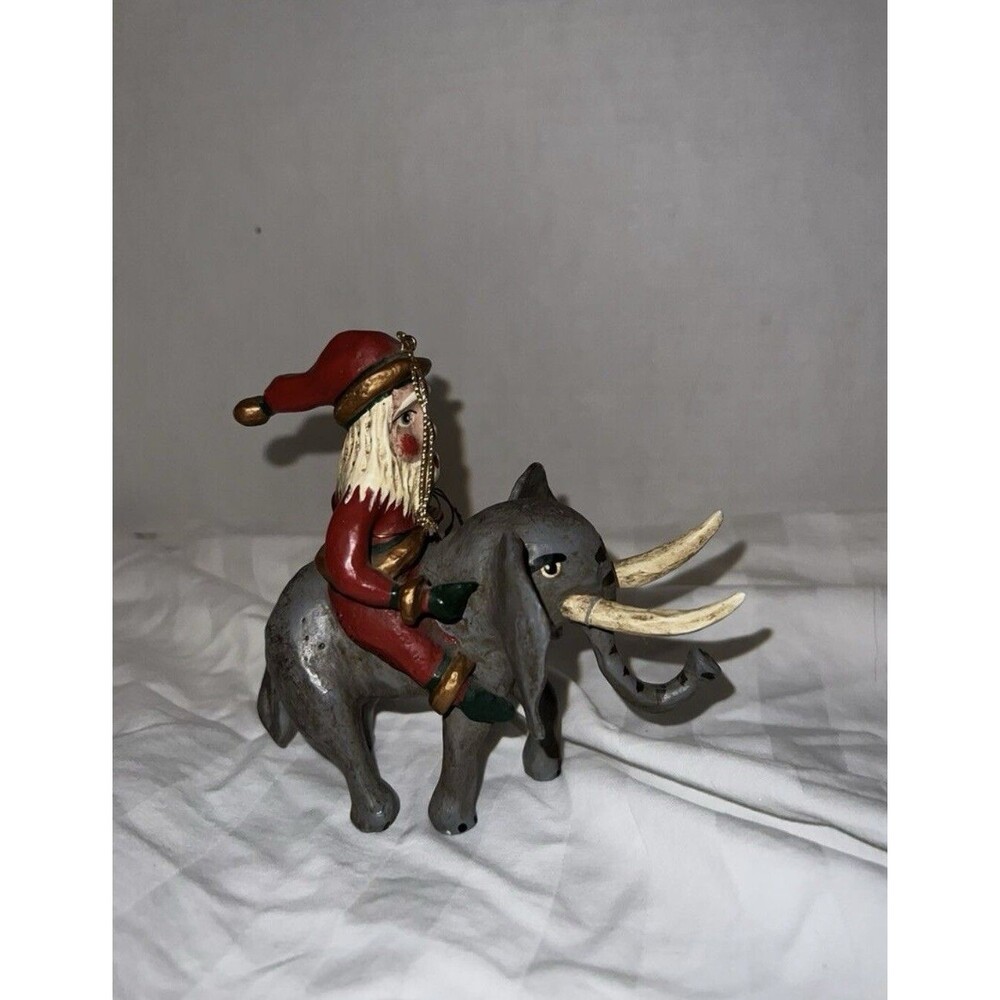 Bill Jauquet Santa Riding Elephant - Picture 5 of 6